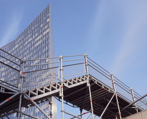 Durable and Safe Scaffolding Stairs